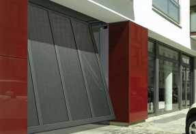 contemporary up and over garage door