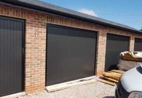 wooden garage doors